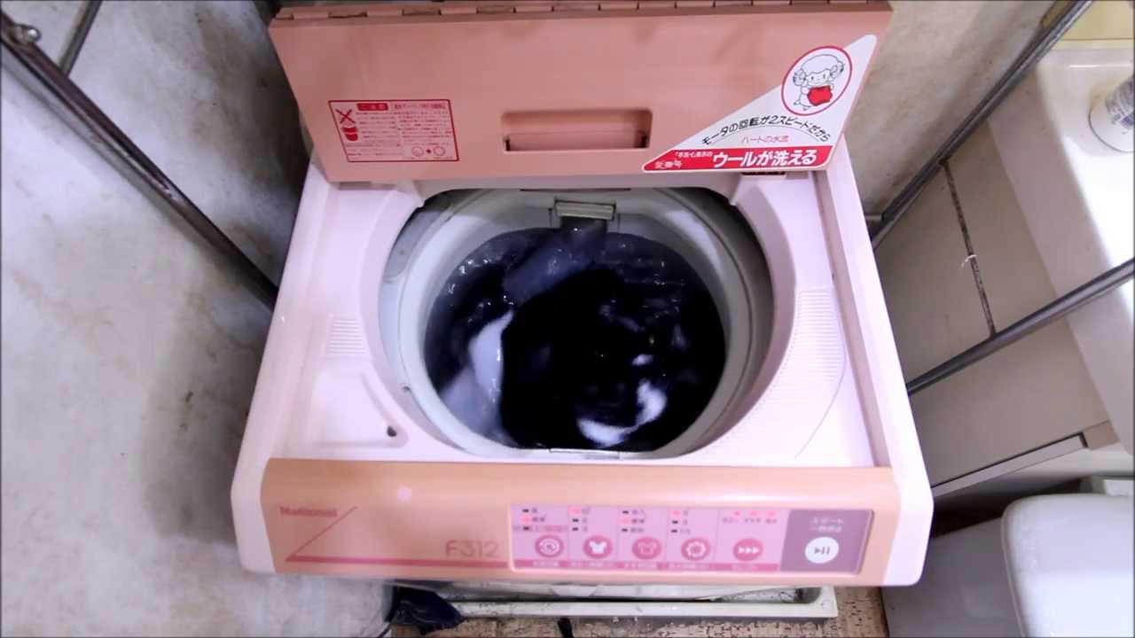 昭和の全自動レトロ洗濯機　National愛妻号３６　F３１２　現役運転中!!
