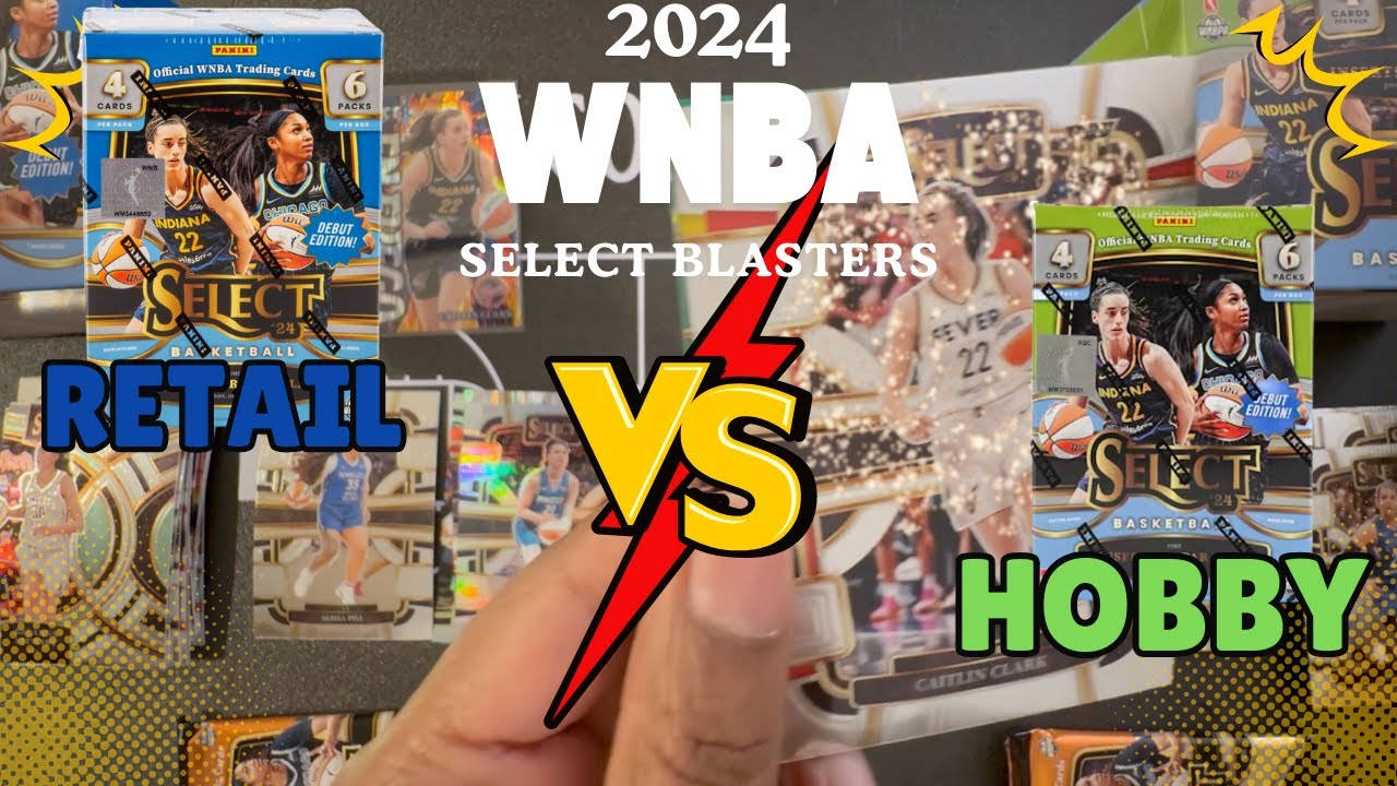 Retail VS Hobby Blasters! CAITLIN CLARK VS CAITLIN CLARK! 🏀 2024 WNBA Select Box Battle! –Exclusive!