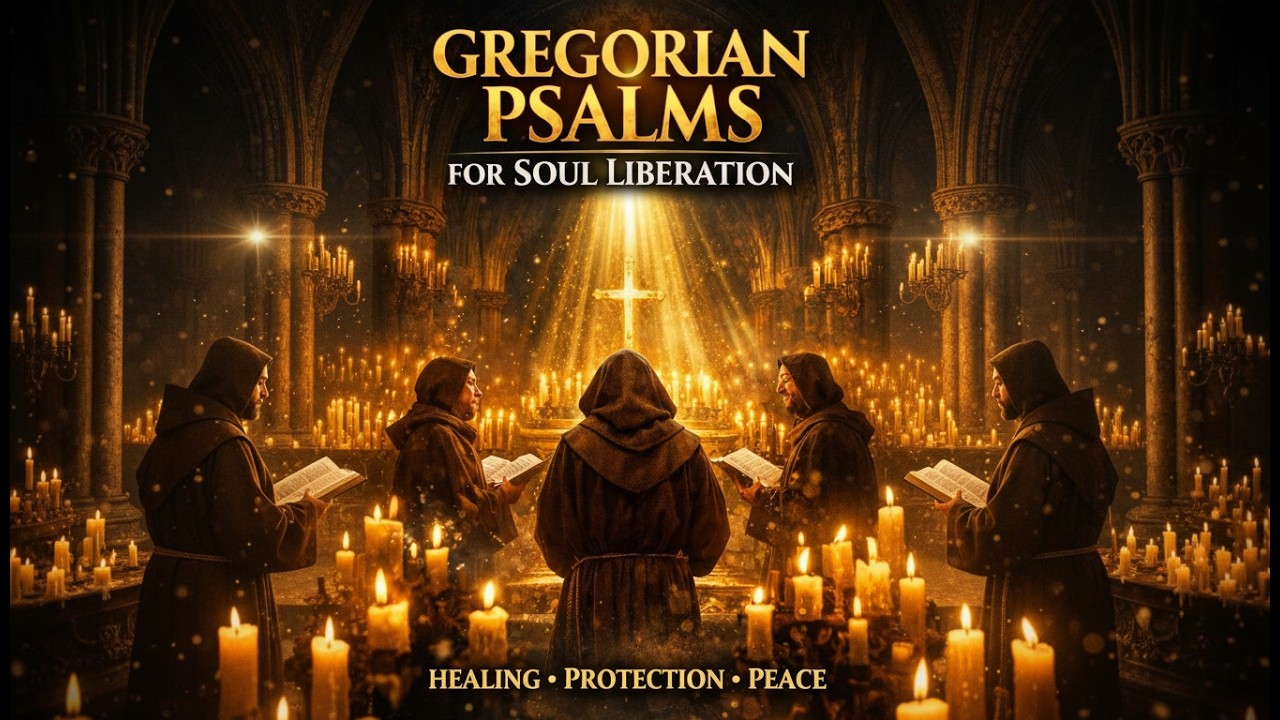 🙏🎶Gregorian Psalms for Soul Liberation | Powerful Ancient Chant for Peace and Protection