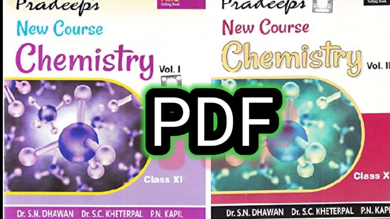 Free download Pradeep's Chemistry Book for Class 11th : Best Books for IIT/JEE, NEET || PDF
