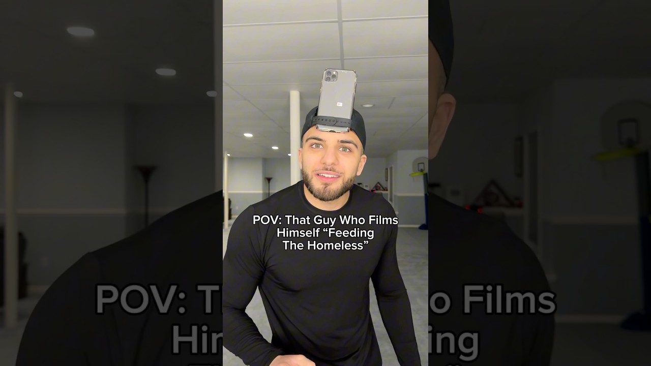 That Guy Who Films Himself &ldquo;Feeding The Homeless&rdquo; Be Like&hellip;🤣