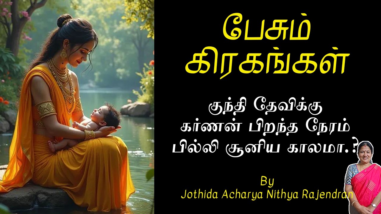 குந்தி தேவிக்கு கர்ணன் பிறந்த நேரம் பில்லி சூனிய காலமா.?! | Episode - 699 | Pesum Grahangal | Nithya