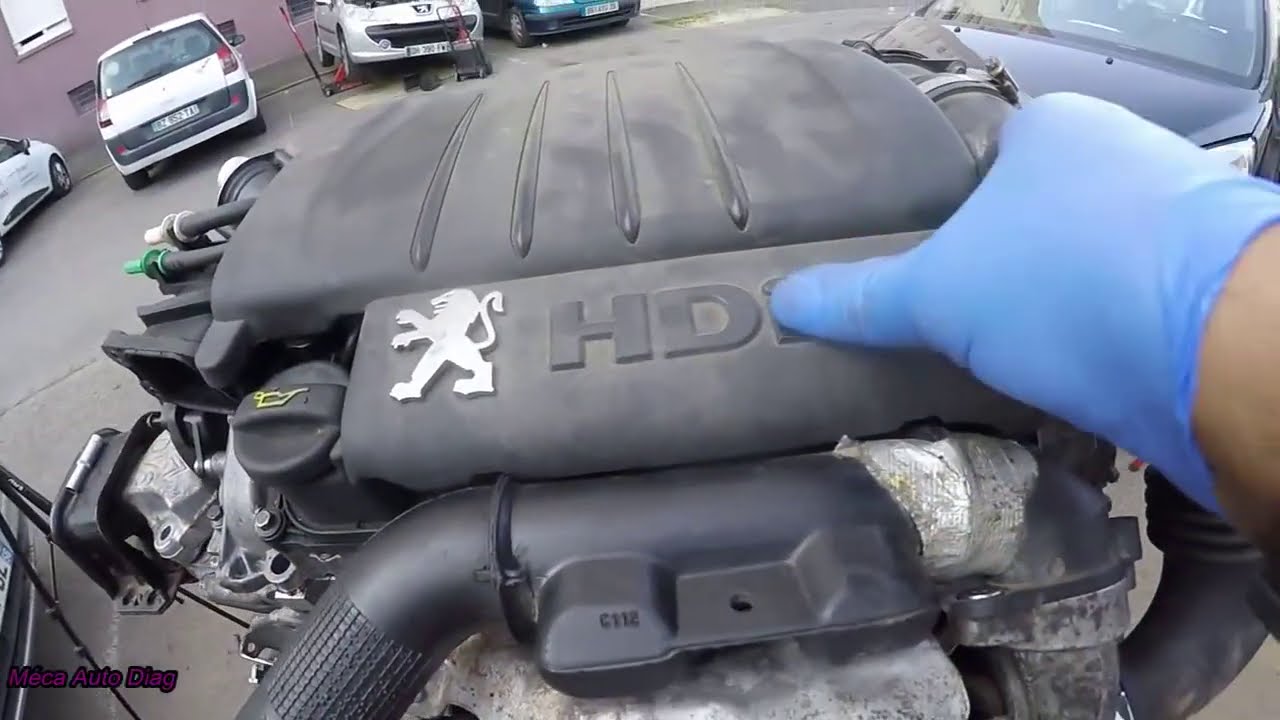 Moteur 1.6 hdi Présentation en détail. Tout les organes et composants