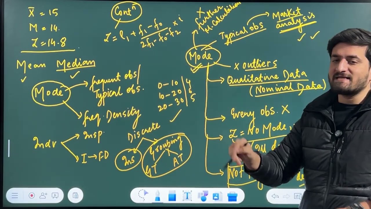 Statistics Lecture 27 | Preferred  Measure of Central Tendency | JKSSB FAA Statistics | Zaid Sir
