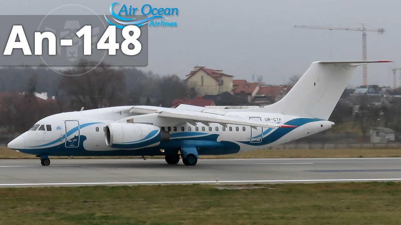 Spotting in Lviv | First flight Antonov An-148-100E (Air Ocean Airlines)