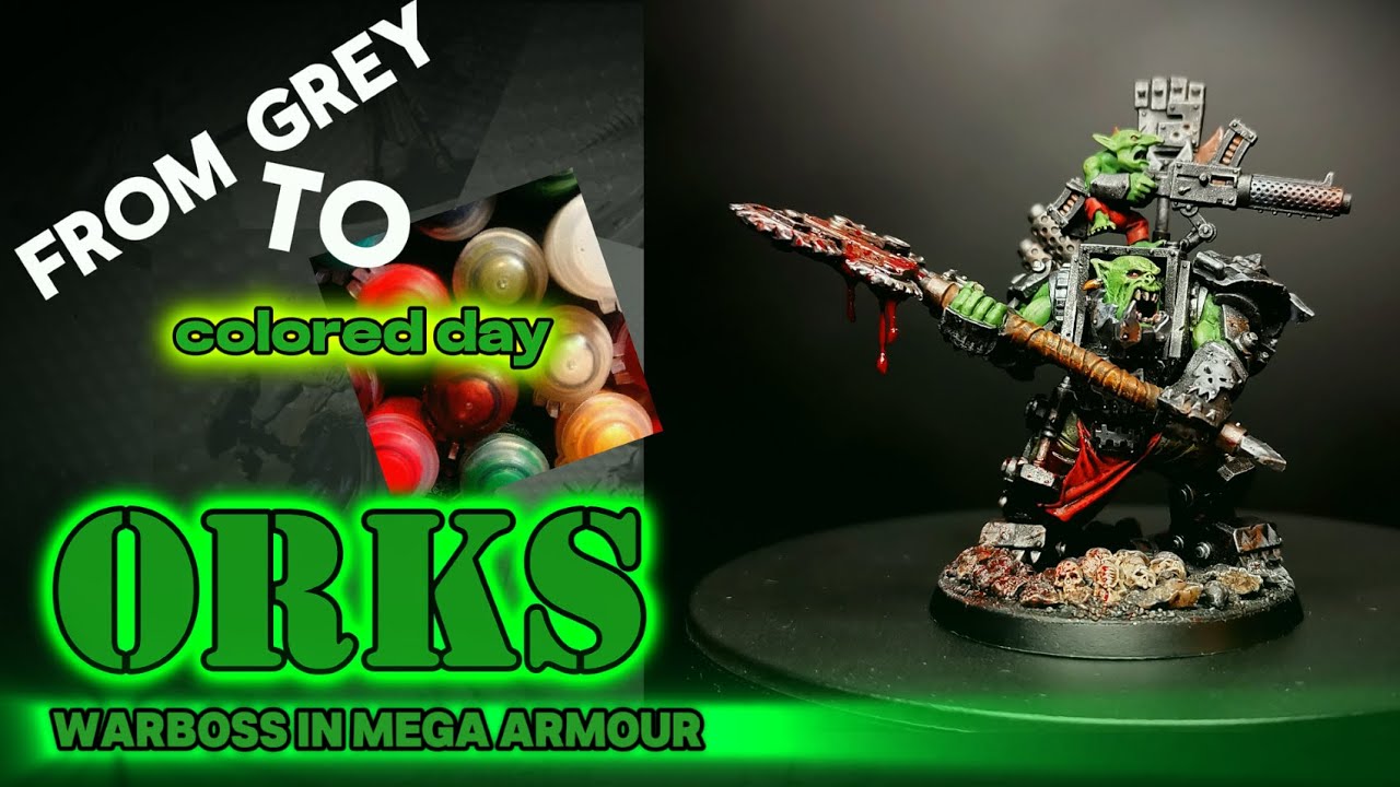 How to Paint Ork Warboss in Mega Armour | Warhammer 40K