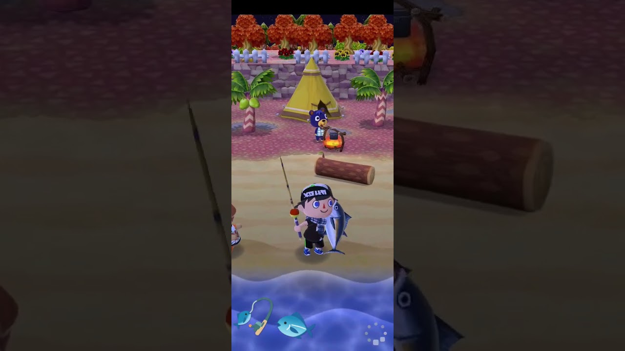 big catch! 🎣🐟 #shorts #animalcrossing #acpc