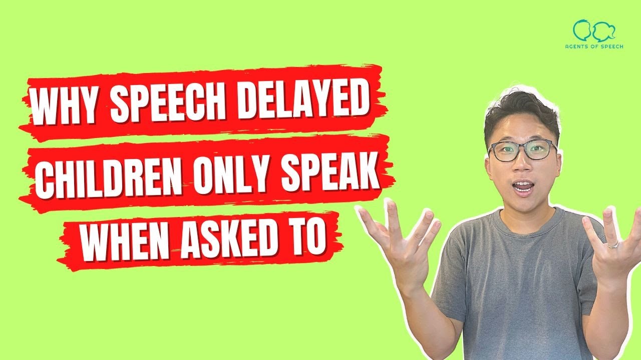 Why Speech Delayed Children Only Speak When Asked to