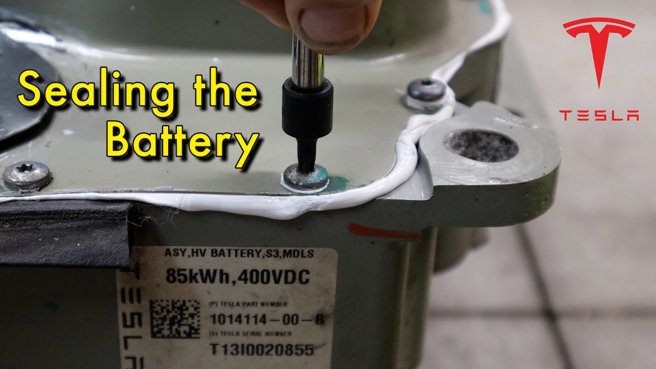 Re-Sealing and Reinstalling the Battery Pack