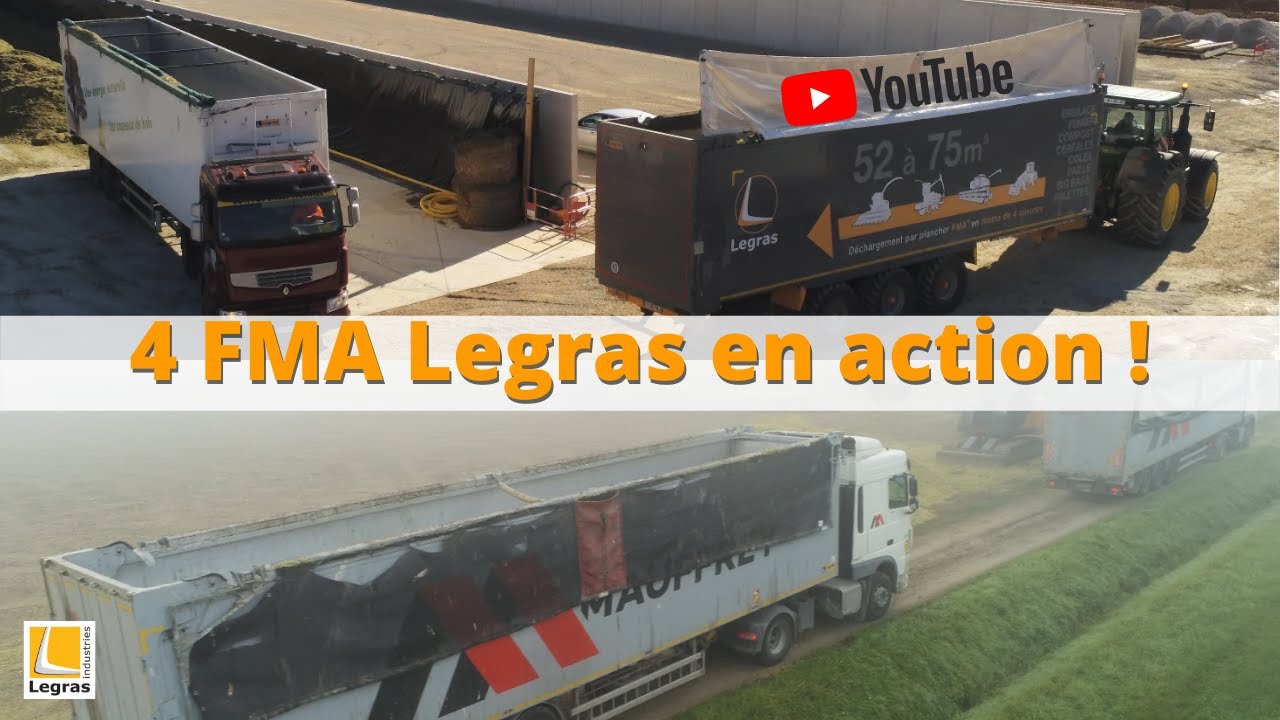 TRANSPORT PAR 4 LEGRAS (1 AGRICOLE + 3 ROUTIERES)🚛🚜
