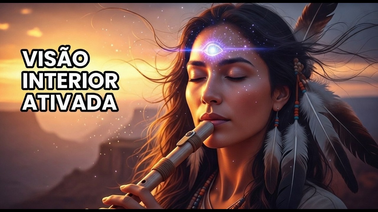 Visão Interior Ativada | Flauta Nativa Xamânica + Intuição Desperta
