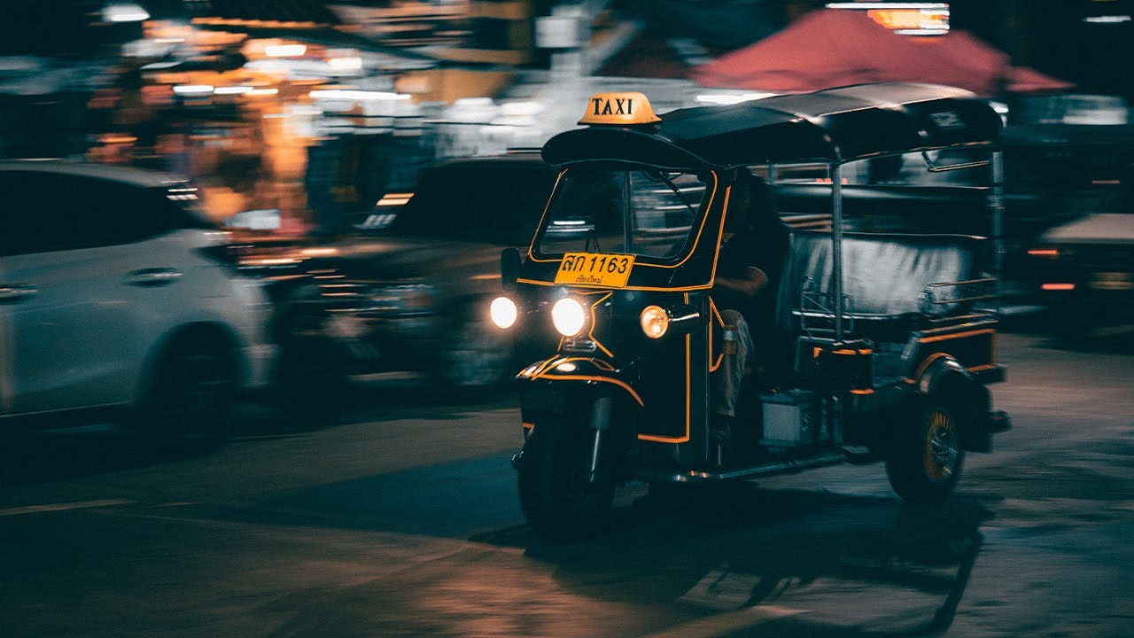 Moody Street Photography POV in Chiang Mai's night bazaar