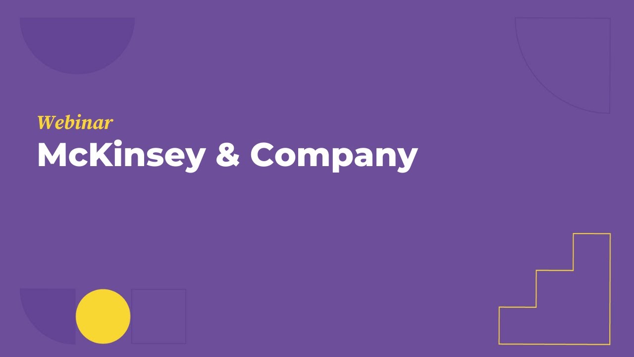 Webinar | McKinsey & Company