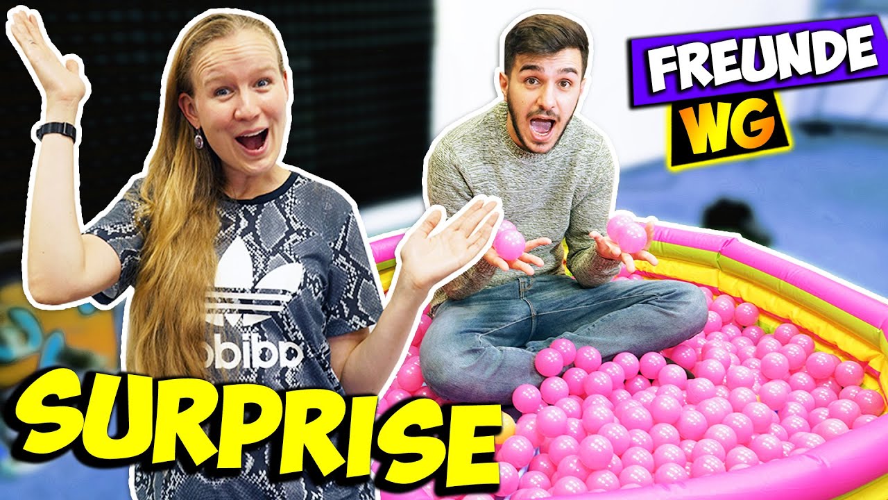 MEGA ÜBERRASCHUNG FÜR LEO! Bällebad im WG Zimmer! Werden Vivi und Leo endlich BFF? Freunde WG #134