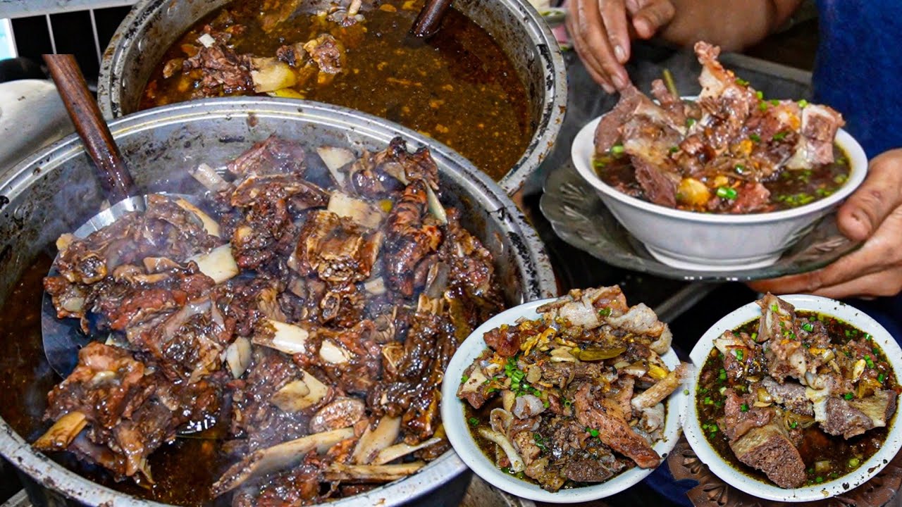 BUSET PORSINYA NGAWUR!! RAWON GRAGAL FULL TULANG MUDA & IGA SAPI! WARUNGNYA NGUMPET BELAKANG BANK
