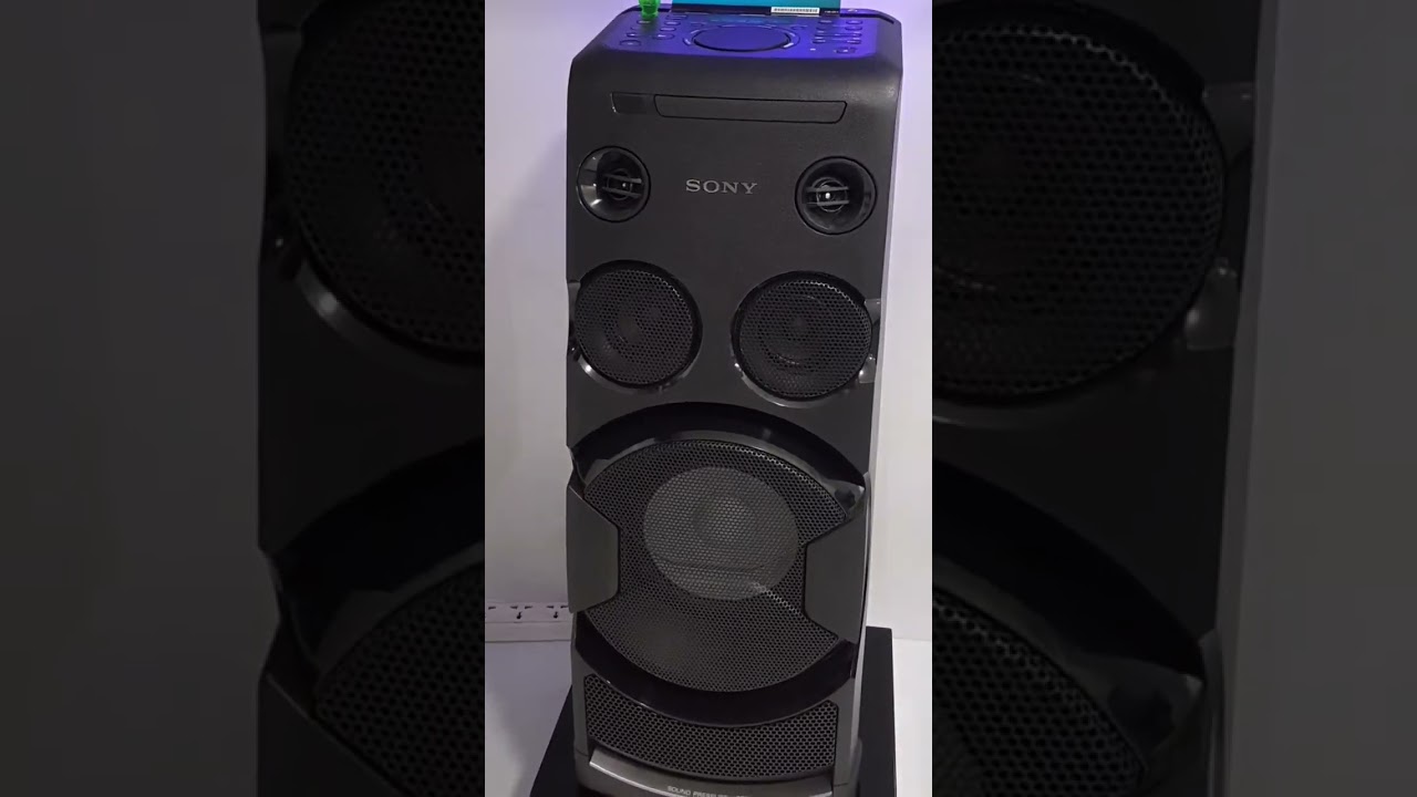 Sony Tower Speaker | Sony One Box Party Speaker #soundtest #audio #bass #bassboosted #sonymhc