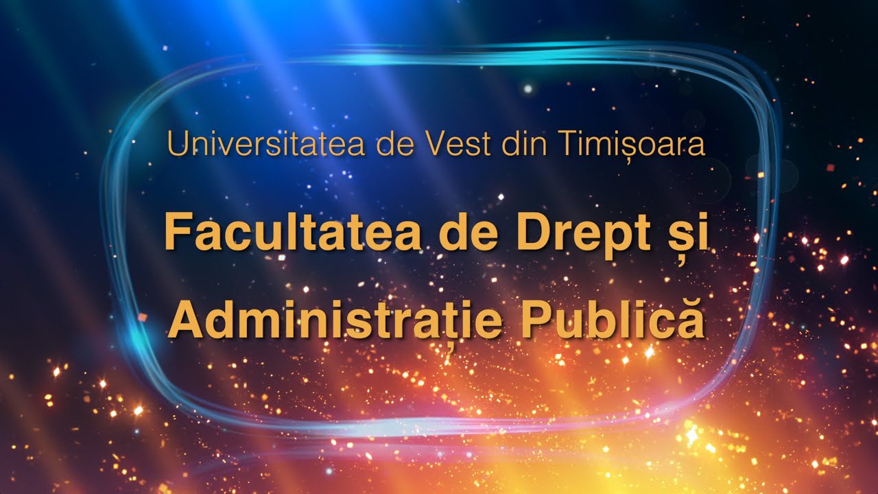 UVT - Drept 2014 - Trailer Curs Festiv