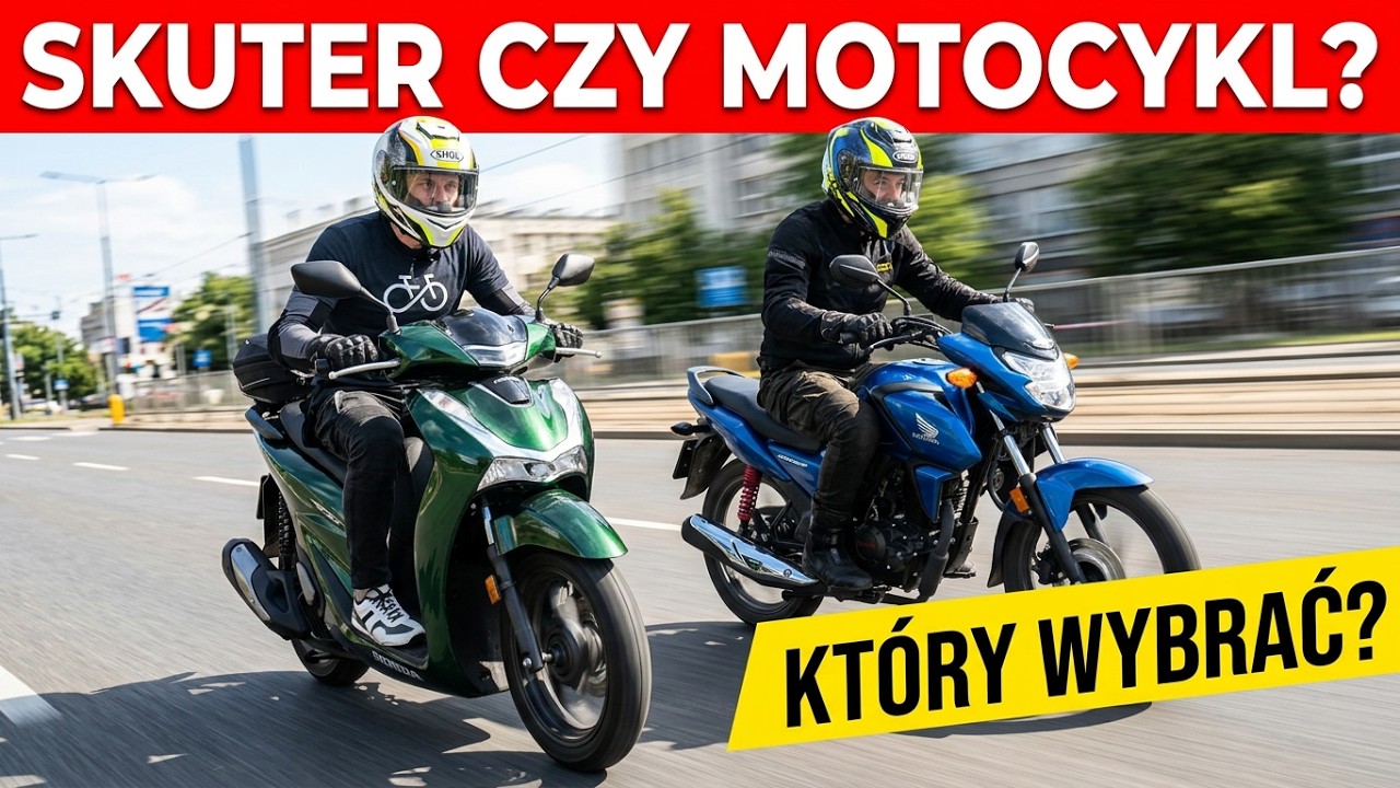 Pojedynek 125ccm | Honda Sh125i vs Honda CB125F