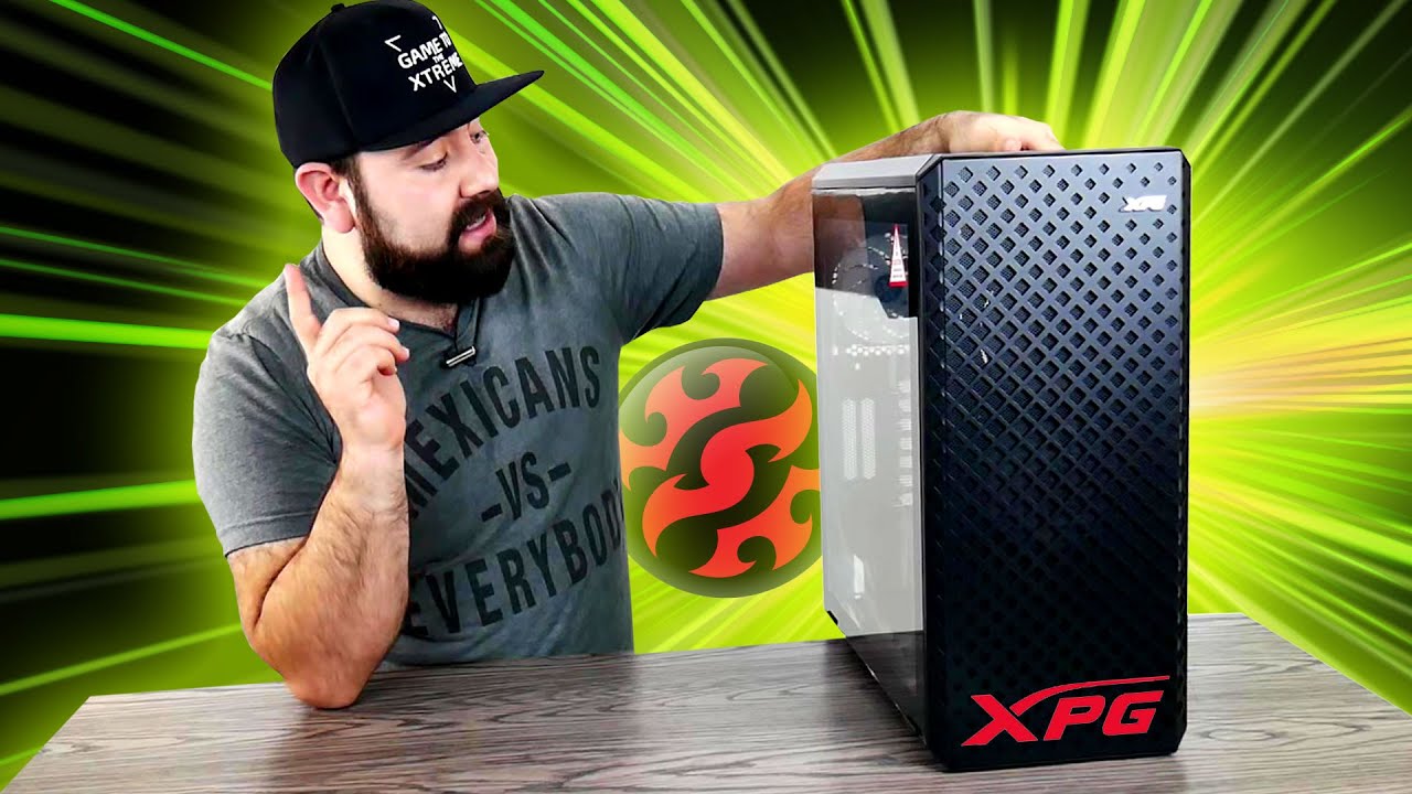 GABINETE con BUEN FLUJO DE AIRE y GPU VERTICAL XPG defender pro - Droga Digital