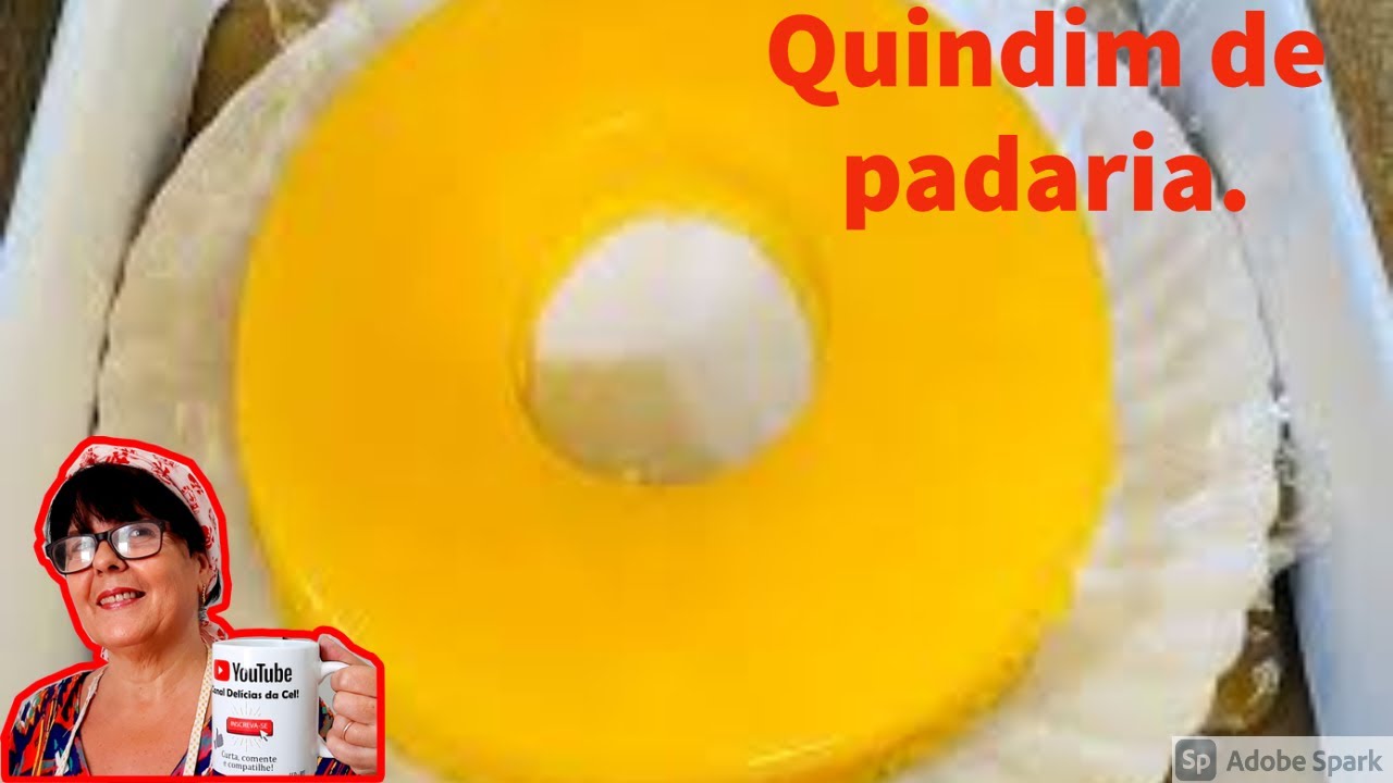 Quindim de padaria. [ FORMA F&Aacute;CIL DE FAZER ].