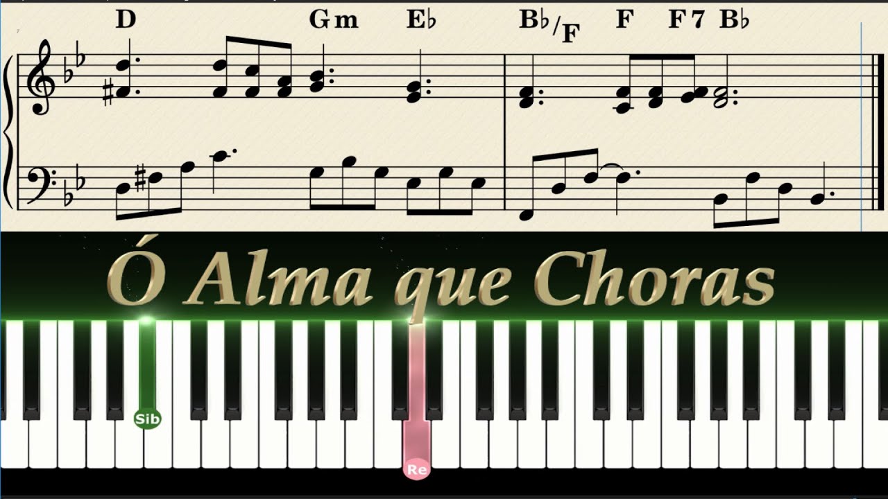 CCB n.15 - Ó Alma que Choras - Piano Tutorial