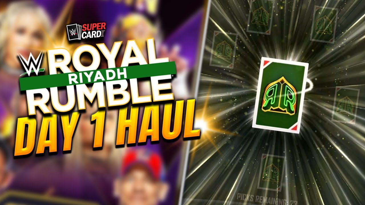 Вышла редкая карта Royal Rumble 26… Я открыл ВСЁ! | WWE SuperCard