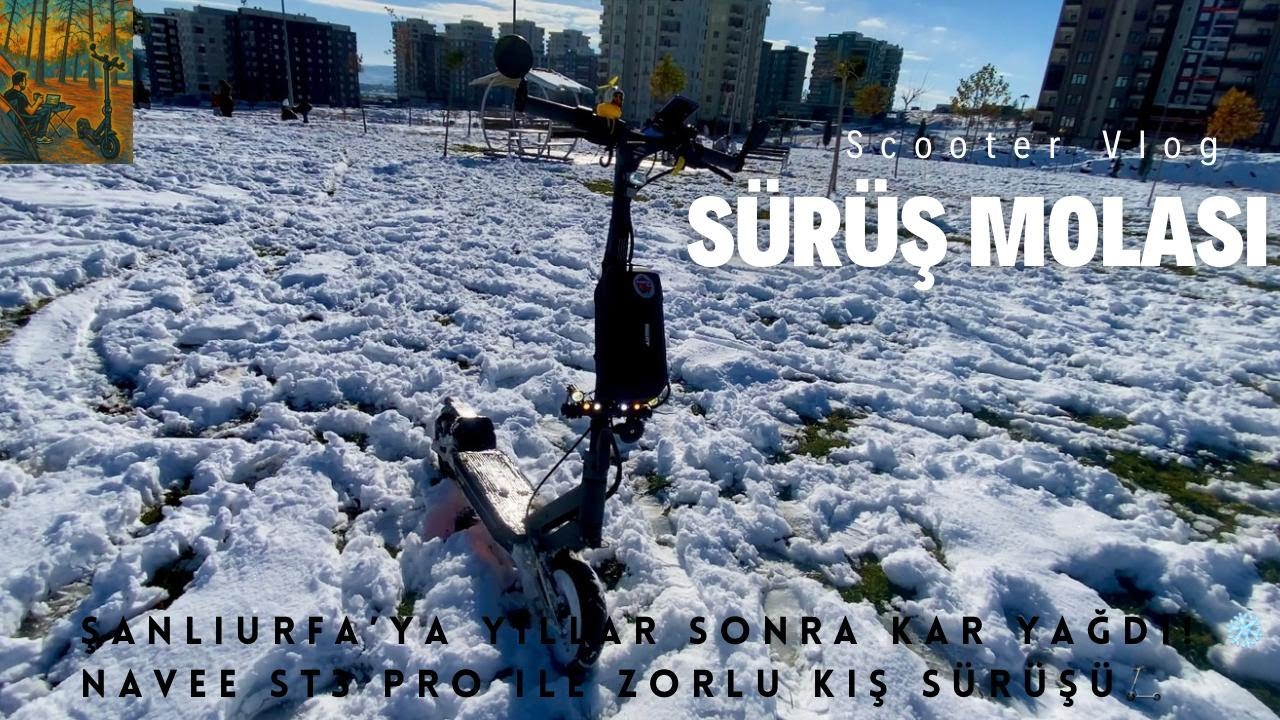 Şanlıurfa’ya Yıllar Sonra Kar Yağdı! ❄️#Navee ST3 Pro ile Zorlu Kış Sürüşü #Trending #Viral #FYP