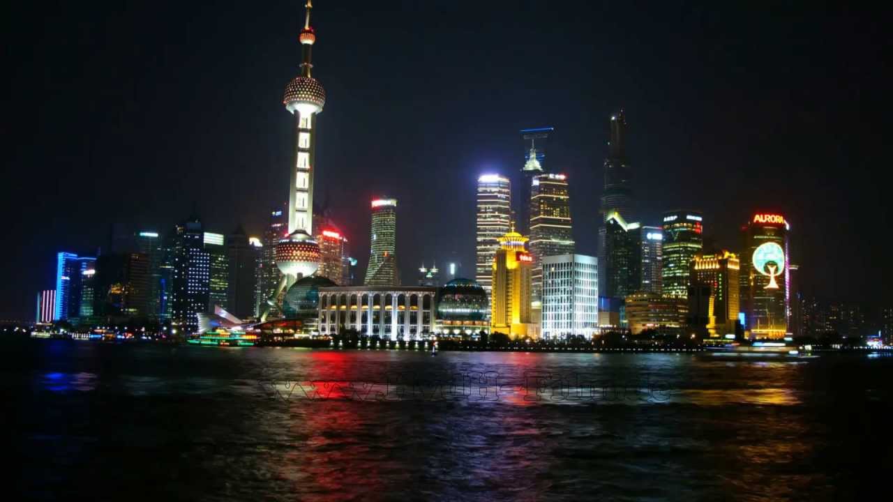Bund Shanghai Skyline from Day to Night time-lapse - 延时摄影-上海 / Zeitraffer Video von Shanghai