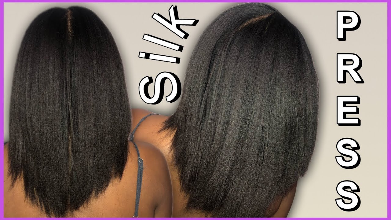 DIY Salon Silk Press at Home (RELAXED HAIR)