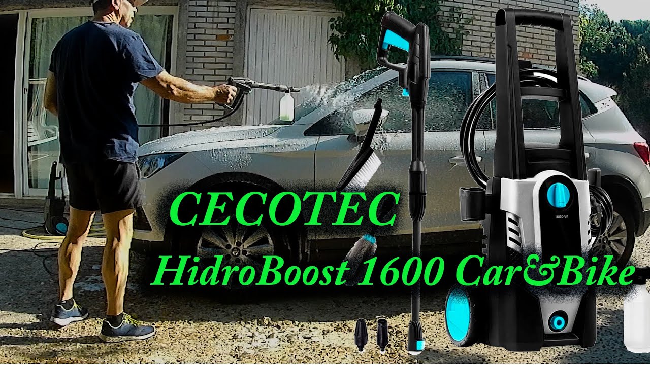 Cecotec Hidrolimpiadora HidroBoost 1600 Car&Bike. 1600 W