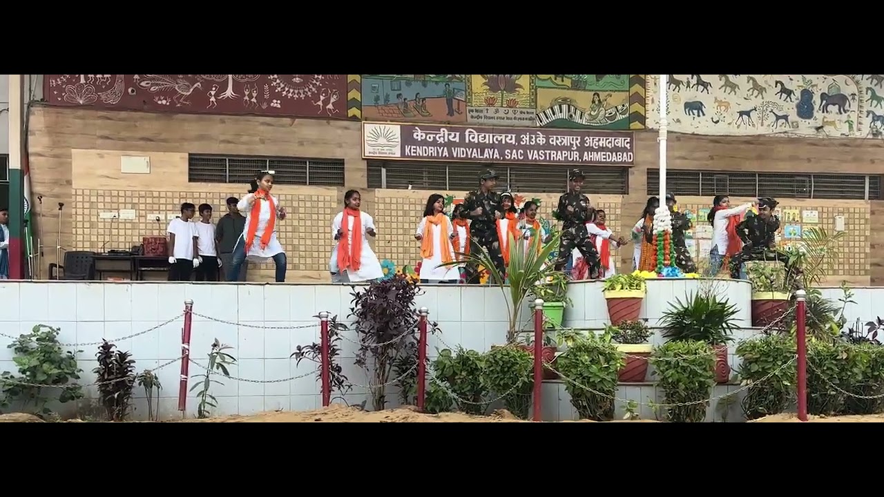 Patriotic theme dance | class 3 to 5 | Republic Day 2026 | KV SAC VASTRAPUR | Music Tr- KRISHNA E |