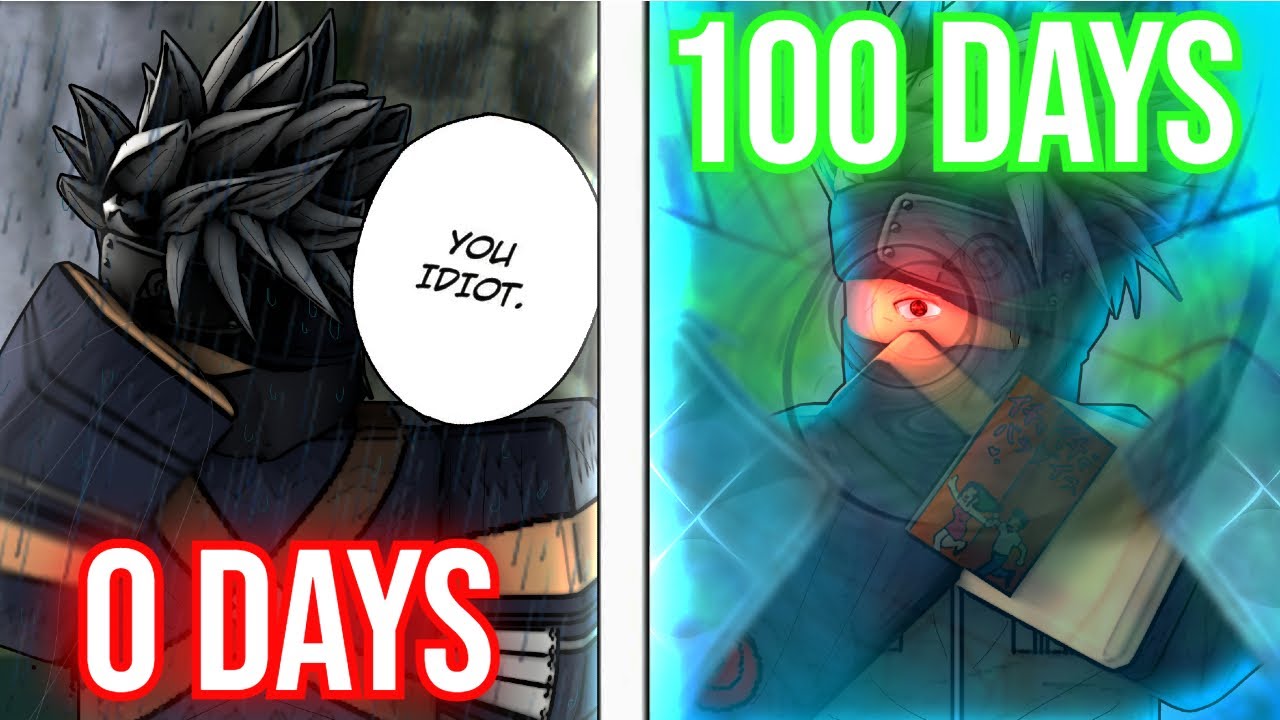 I Spent 100 Days as Kakashi Hatake in Shindo Life.. - Roblox