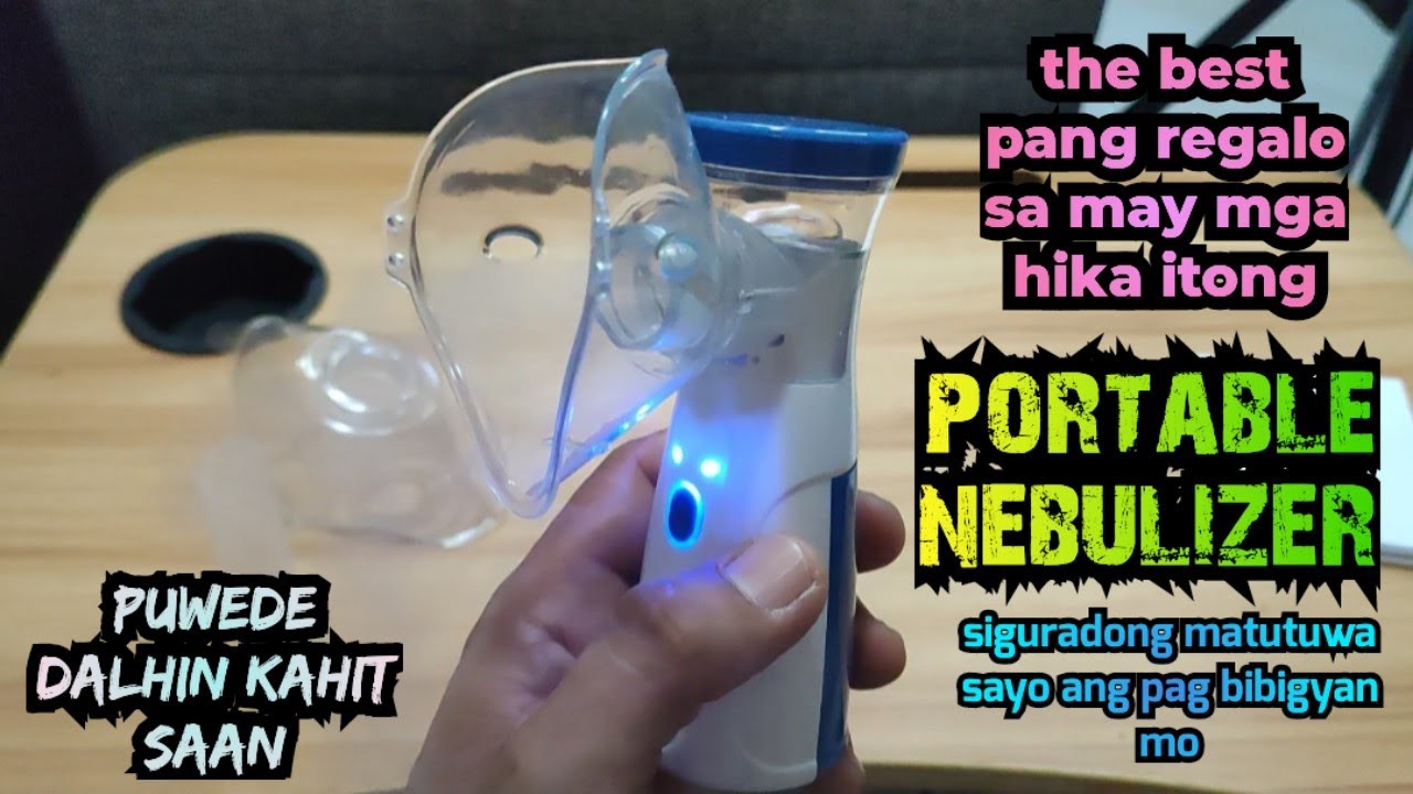 PORTABLE NEBULIZER na nabibili sa shopee at lazada perfect pang regalo sa nga may hika