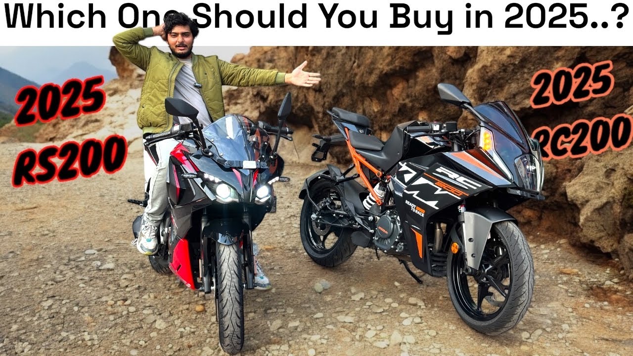 2025 Pulsar RS200 VS KTM RC200 | Full Detailed Comparison Video