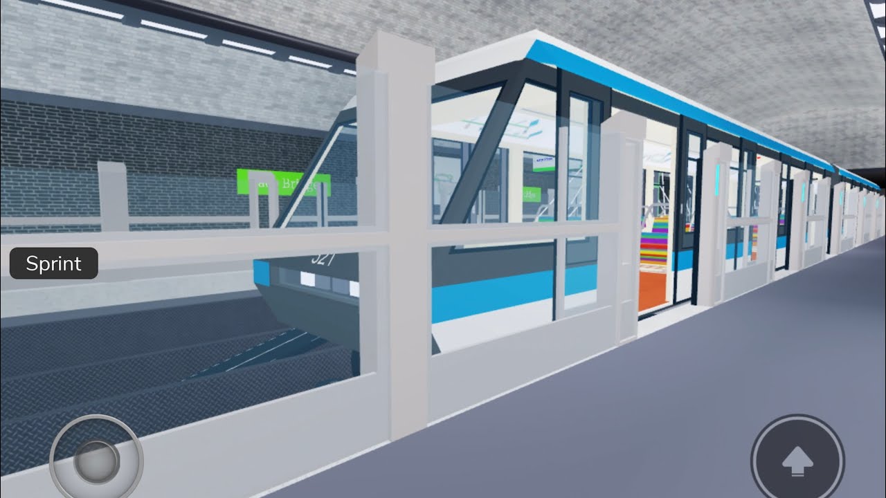 AMAZINGLY REALISTIC METRO IN ROBLOX! Automatic Subway Line 1 (Game Link in Description)