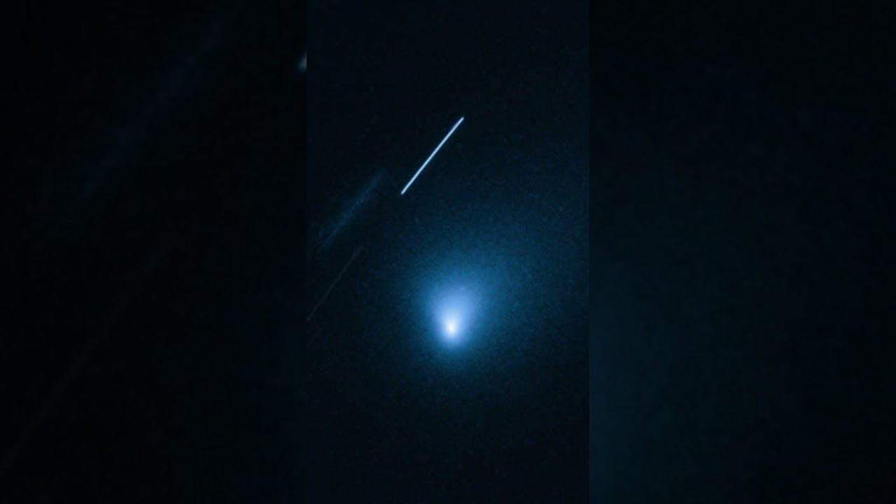 Animation of Comet 2I/Borisov - Hubble Space Telescope #shorts