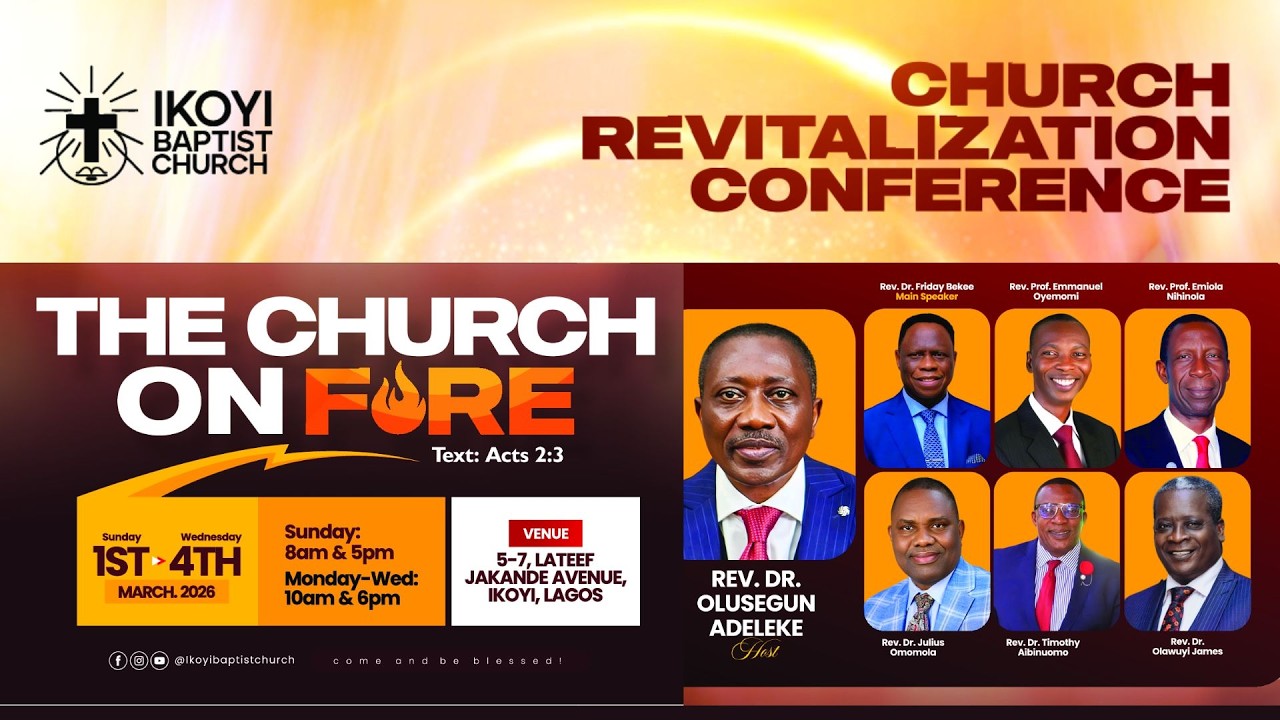 Live: The Church on Fire | Church Revitalization Conference Day 3 | Evening Session | March 3, 2026