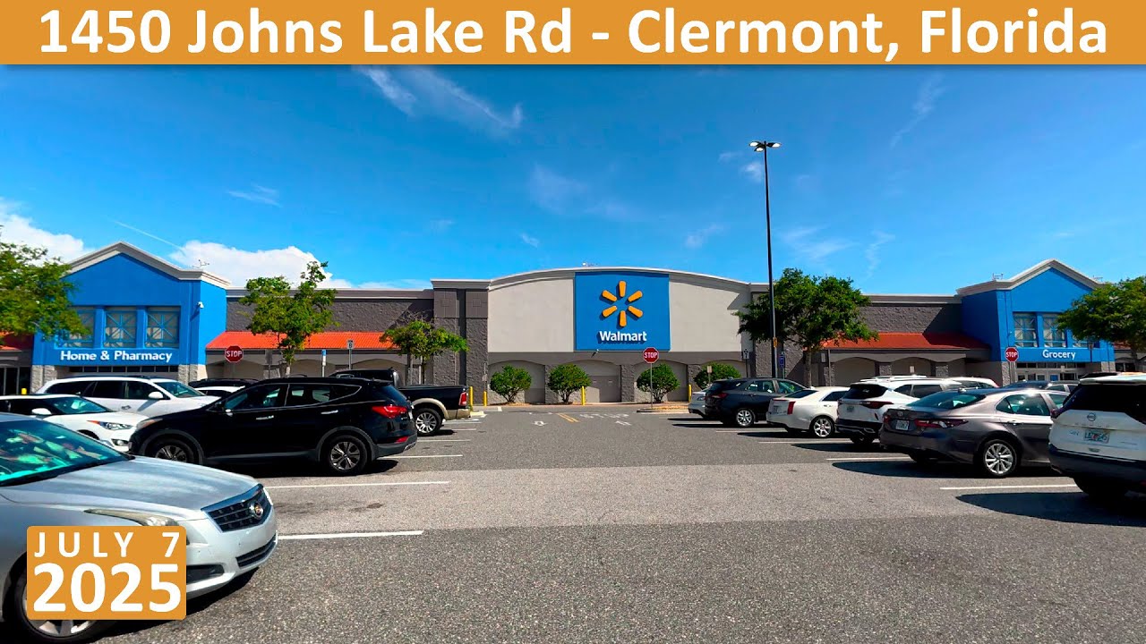 Walmart Supercenter in Clermont Florida at 1450 Johns Lake Road - Store 2695