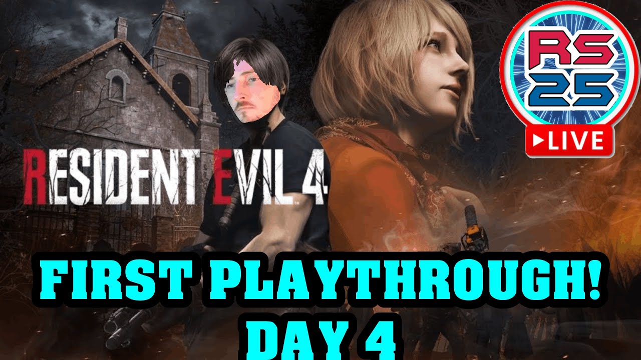 Resident Evil 4 Remake – First Playthrough Begins! [Day 4] | @rs25 on Twitch
