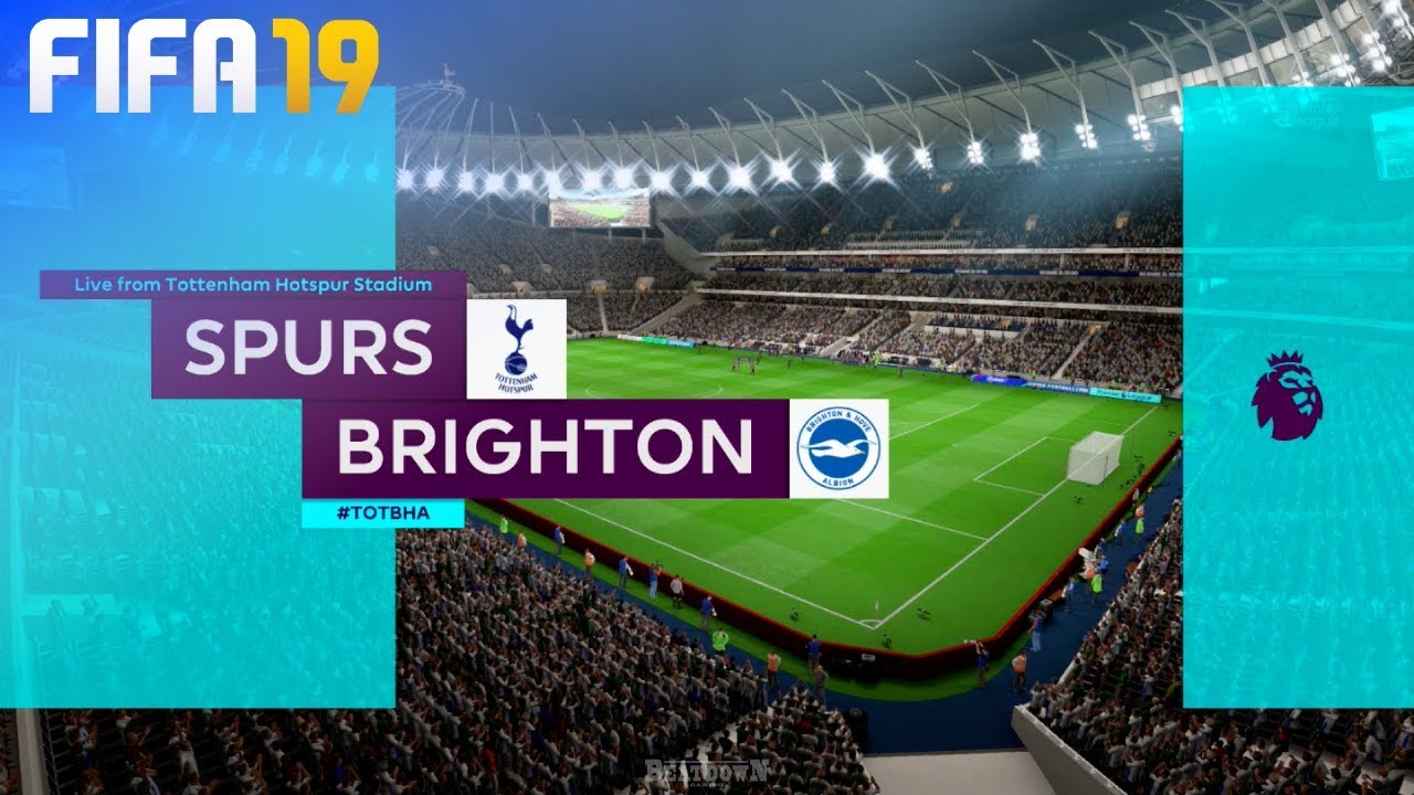 FIFA 19 - Tottenham Hotspur vs. Brighton & Hove Albion @ Tottenham Hotspur Stadium