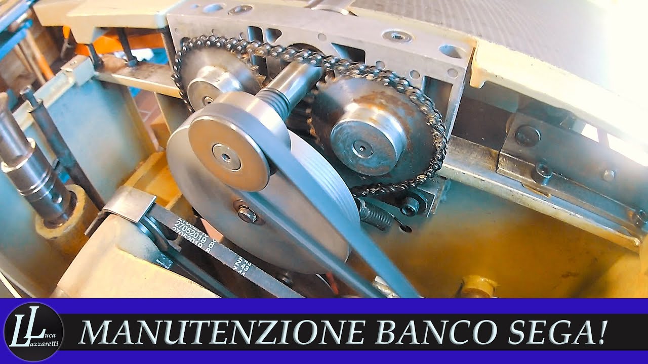 #41 Manutenzione banco sega MINI MAX LAB 22-saw bench maintenance-обслуживание стенда пилы