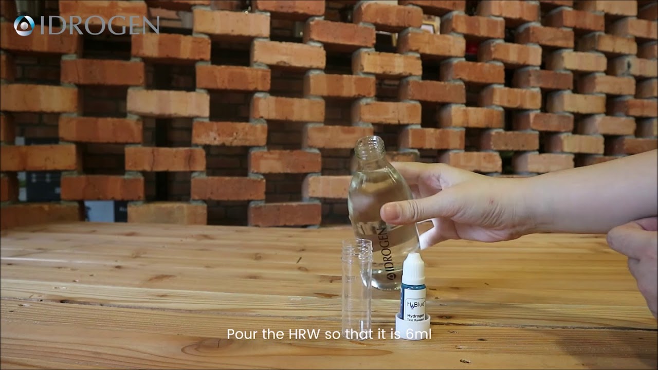 Measuring hydrogen gas in water using H2Blue