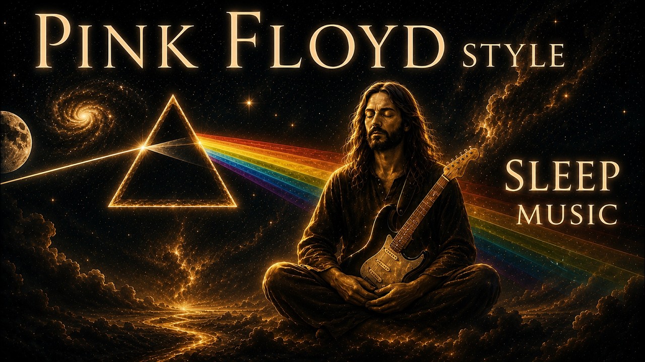DEEP SLEEP MUSIC: PINK FLOYD STYLE ★ Soft Ambient Guitar for Sleep, Relaxation & Meditation