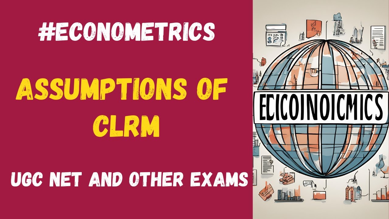 Classical Linear Regression Model Assumptions | Net-Jrf 2024 | #economics #netjrf #jrf #ugc #ugcnet