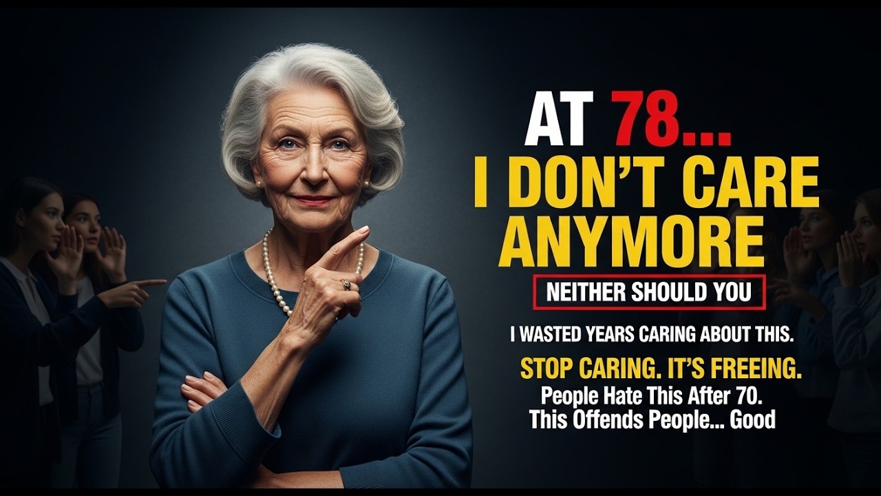 I'm 78. Here's What I Stopped Caring About ( And You Should Too) Life Lessons After 70