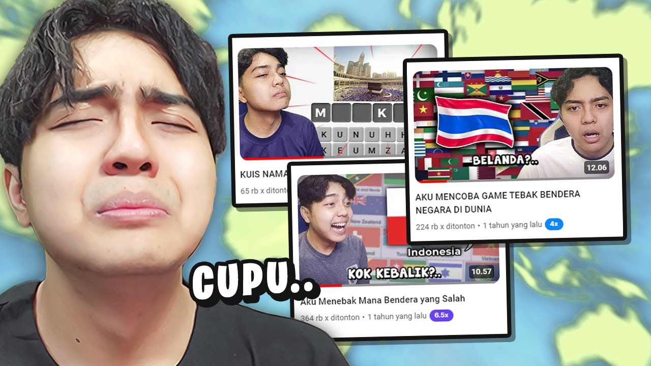 Aku Buat Reaksi Video Ketika Masih Cupu Geografi