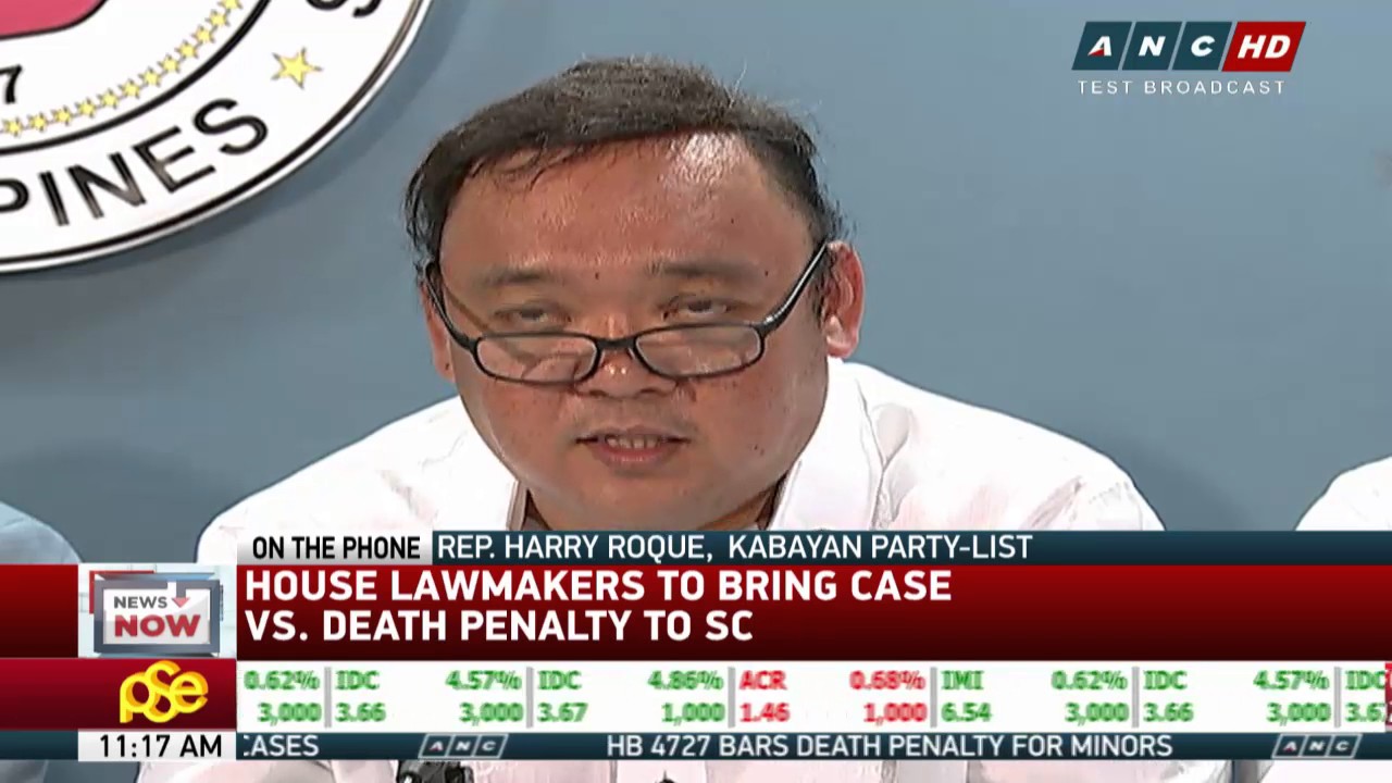 Solon wants nominal voting on death penalty bill's 3rd reading