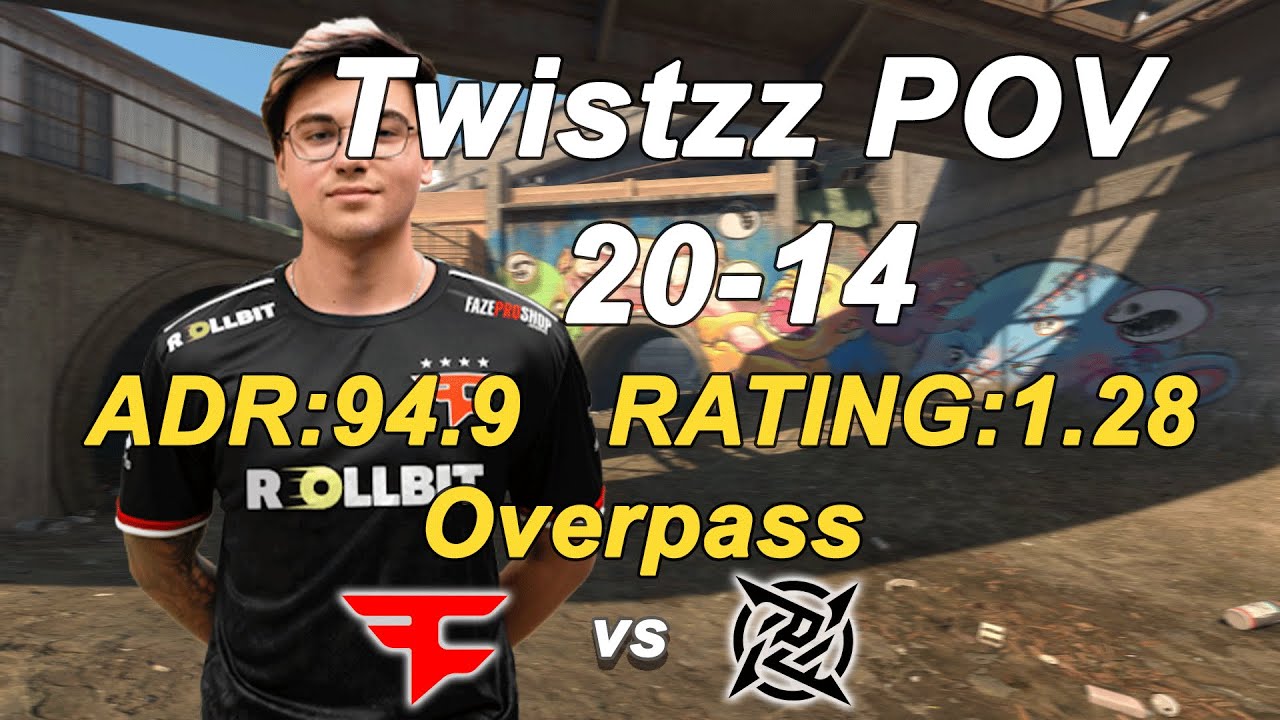 [UI]Twistzz(20-14) Overpass|FaZe vs NIP |Starladder budapest major 2025|CS2POV|DEMO|Nov 25,2025