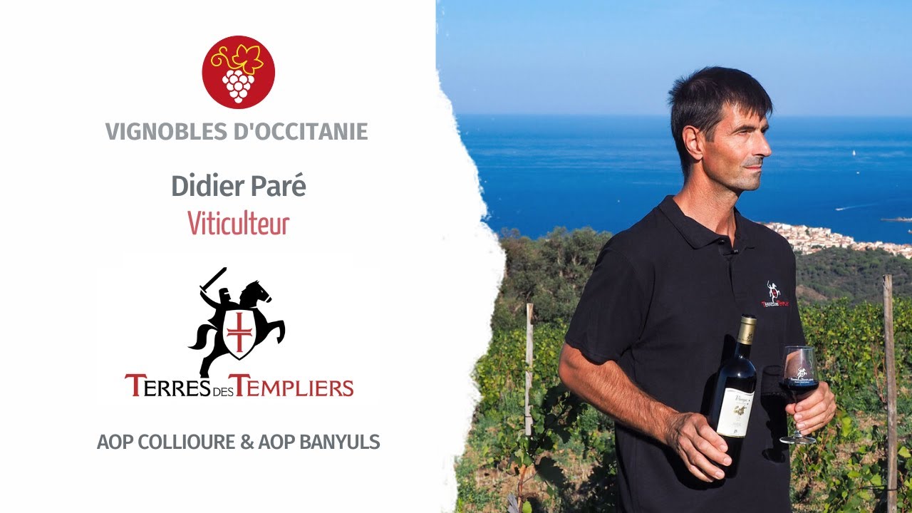Didier Paré, viticulteur chez Terres des Templiers, à Banyuls-sur-Mer