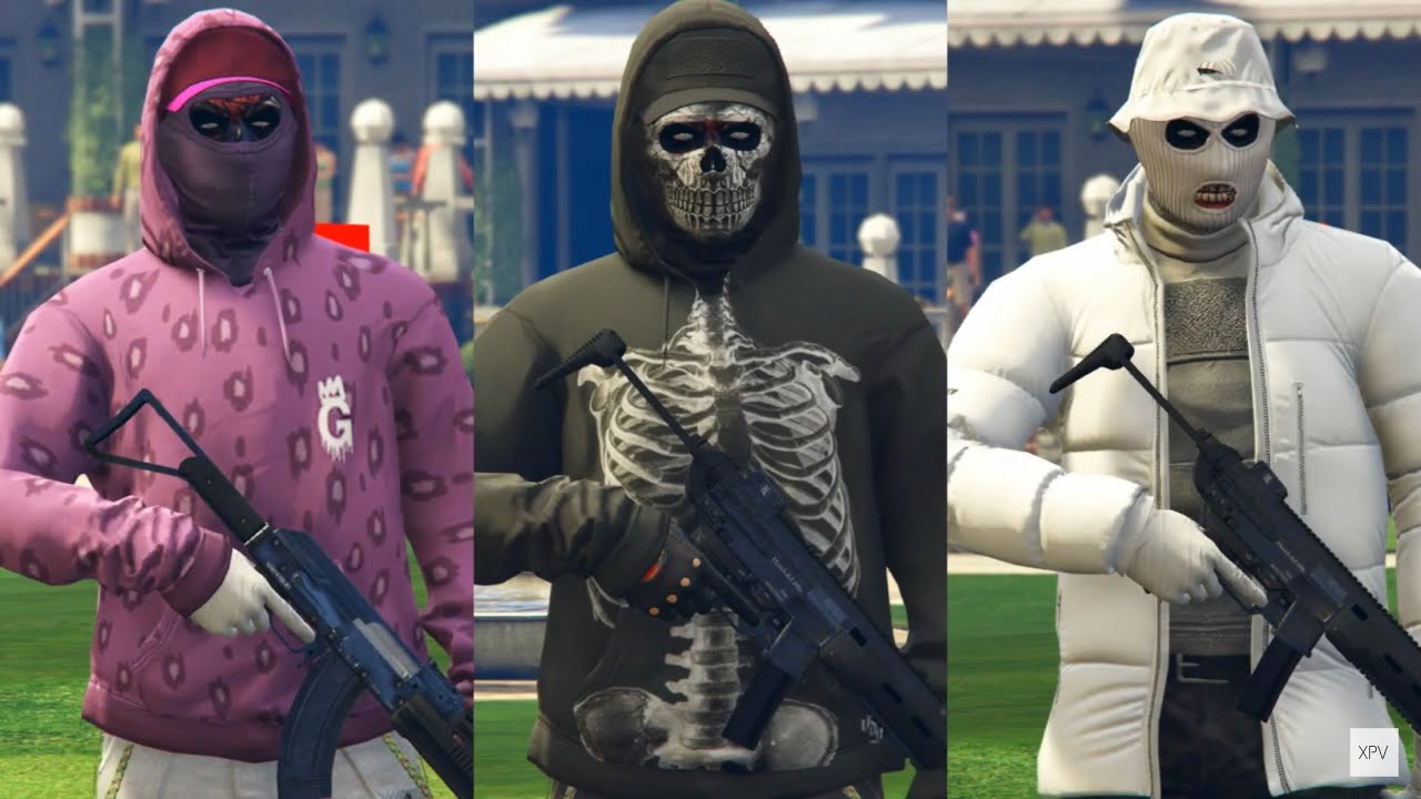 GTA V - 5 Easy Tryhard Outfits tutorial #36 (No mods 2021)